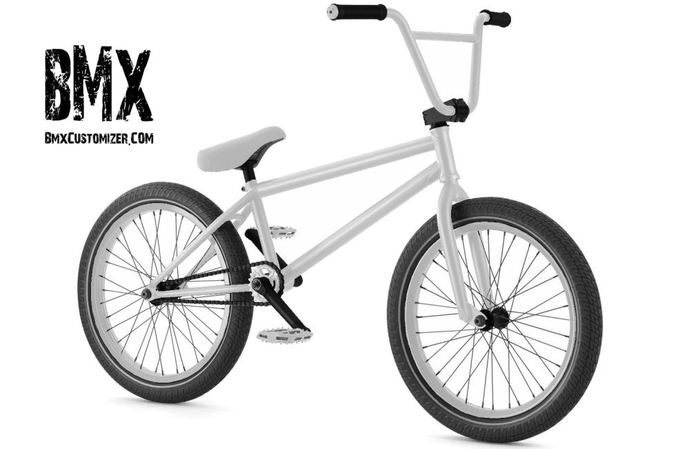 All hot sale white bmx