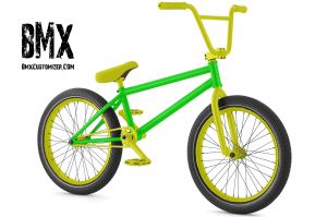 yellow green bike