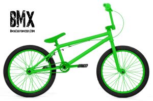 bright green bike